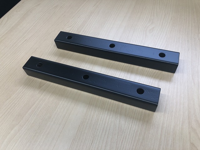 黒塗装ダクターチャンネル