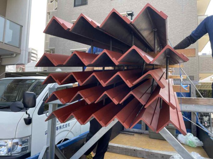 鉄筋付き赤サビアングル