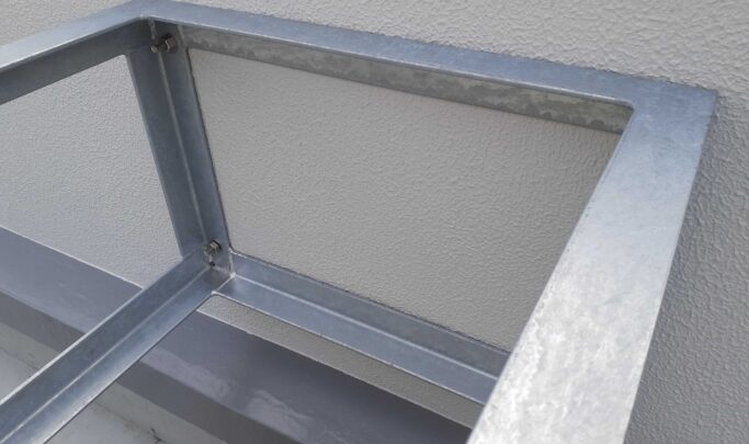 盤振れ止め用アングル架台