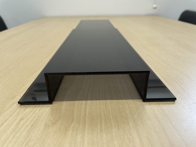 マグネット付アクリルカバー グレースモーク