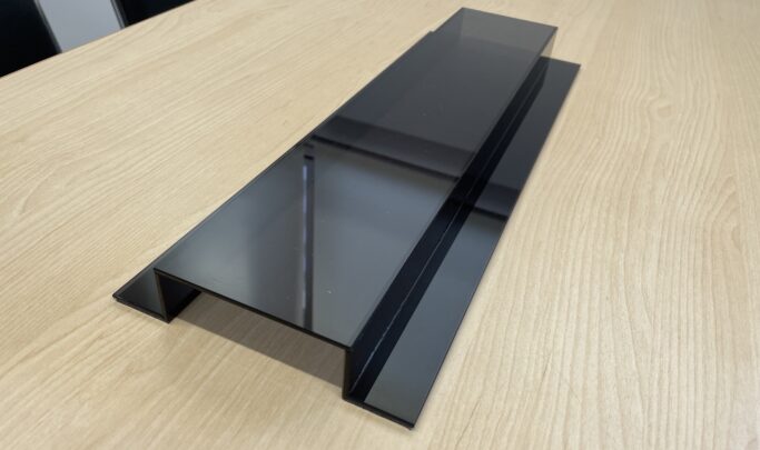 マグネット付アクリルカバー グレースモーク